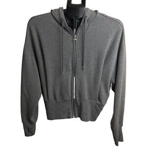 Athleta Gry‎ Zip-Up Hoodie Jacket XS TENCEL lining material soft